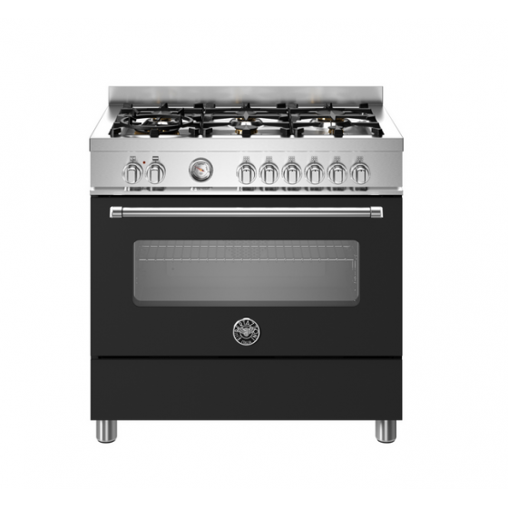 BERTAZZONI MAS96L1ENET Κουζίνα Αερίου 90cm Μαύρο BERTAZZONI MAS96L1ENET Κουζίνα Αερίου 90cm Μαύρο